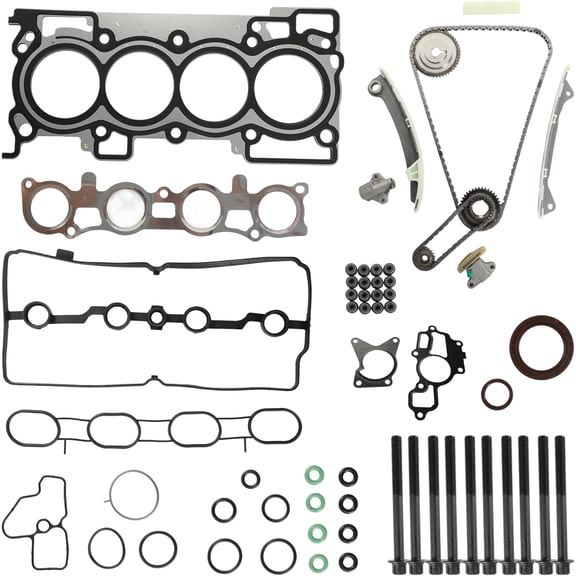Engine Head Gasket Set with Head Bolt Timing Chain Kit Fit For Nissan Sentra Cube Versa 1.8L 2007-2012
