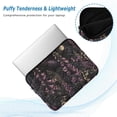 thumbnail image 2 of FORMRS 13"-13.3" Laptop Sleeve Protective Case Soft Carrying Quilted Computer Bag Cover, Dark Gothic Floral, 2 of 7