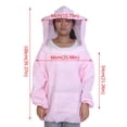 thumbnail image 2 of Costume d'Apiculture Équipement de Protection Apiculture Apiculteur Professionnel Veste de Protection Apiculture Costume Apiculteur Équipement Apiculteur Rose, 2 of 8