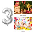 thumbnail image 4 of Injueey Globos de aluminio digitales de 16 pulgadas para feliz cumpleaños, figuras de globos con número de oro rosa de aire, decoraciones para fiesta Kits de decoración para fiestas plata tres Injueey HA002665-13, 4 of 6