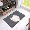 thumbnail image 3 of MKHERT Embroidery Cute Cat Kitten It's a Purrfect Day Doormat Rug Home Decor Floor Mat Bath Mat 23.6x15.7 inch, 3 of 3