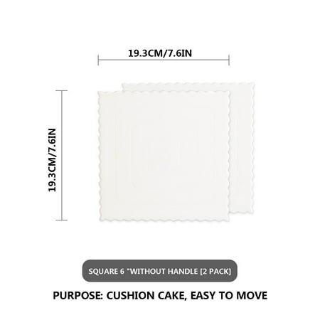 Dengmore Reusable Birthday Cake Spacer Cake Bottom Holder Household Round Mop Pad for Kitchen