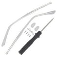 thumbnail image 4 of 1 Pair Universal Glasses Replacement Temples Fashion Eyeglasses Metal Arms Legs transparent, 4 of 6