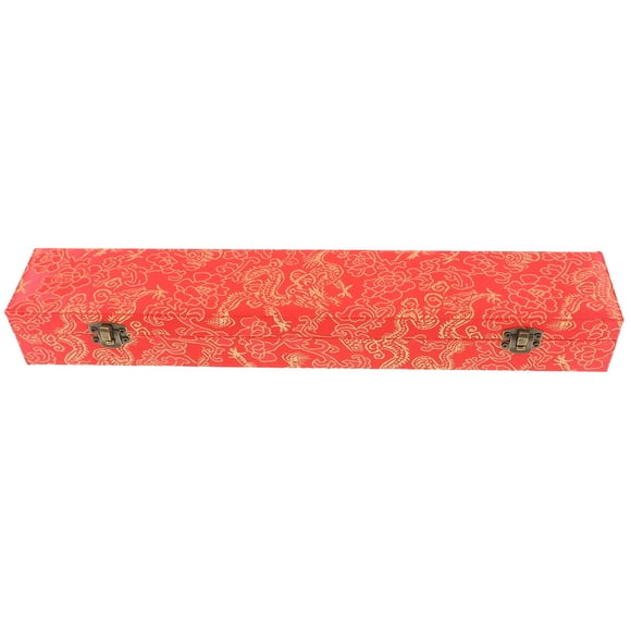 Caja de almacenamiento para abanicos de mano plegables chinos, caja de regalo bordada, caja de regalo decorativa para abanicos de mano, caja de regalo elegante para abanicos de mano