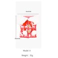 thumbnail image 4 of Ounissouiy Cubierta de botella de vino Pajarita Encaje Árbol de Navidad con cuello de comedor Ropa de botella de vino Rojo Gris Bolsa de Kits de decoración para fiestas Rojo, 4 of 6