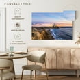 thumbnail image 4 of Elephant Stock Long Island Cliffs Wall Art - Horizontal Canvas Wall Art - Living Room Wall Decor - Beach Canvas - Blue And Pink Decor - 12" x 8", 4 of 5