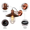 thumbnail image 3 of Litfad Antique Retro Copper Sconces Vintage Rustic LED Wall Light Fixture Outdoor in Rust, 3 of 6
