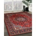 thumbnail image 2 of Ahgly Company Indoor Rectangle Traditional Dark Almond Brown Medallion Area Rugs, 2' x 3', 2 of 6