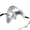 Silver, variant on CIYISON Sophisticated Glass Accented Half Face Party Accessory