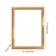 thumbnail image 3 of Marco de Fotos de Madera Ligero para Colgar En La Pared o En El Escritorio, Ideal para Decoración de Oficina y Hogar, de 6 Pulgadas y Diseño Elegante., 3 of 6