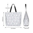 thumbnail image 5 of Kdxio Fun Rabbit Casual Tote Bags Women Big Capacity Shoulder Bag for Women Travel Shoulder Bags Handbags, 5 of 8
