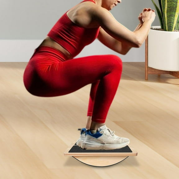 lacooooppia Balance Board Slant Board Calf Stretcher Training Equipment Balancing Practice Stretch Board Foot Stretcher for Exercise Home