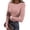 Pink #003, variant on 2026 Long Sleeve Leopard Thermal Shirt for Women Fleece Slim Fit Tops for Everyday Wear Crewneck Basic T-Shirts Fall Fashion 2026, L