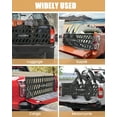 thumbnail image 5 of Lucky Straps Easy-to-Use Heavy Duty Black Tailgate Net for Full Size Truck 60 x 18 inch, 4 Carabiner Hooks, 5 of 6