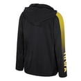 thumbnail image 3 of Youth Colosseum Black Iowa Hawkeyes Lumen Long Sleeve Quarter-Zip Hooded Windshirt, 3 of 3