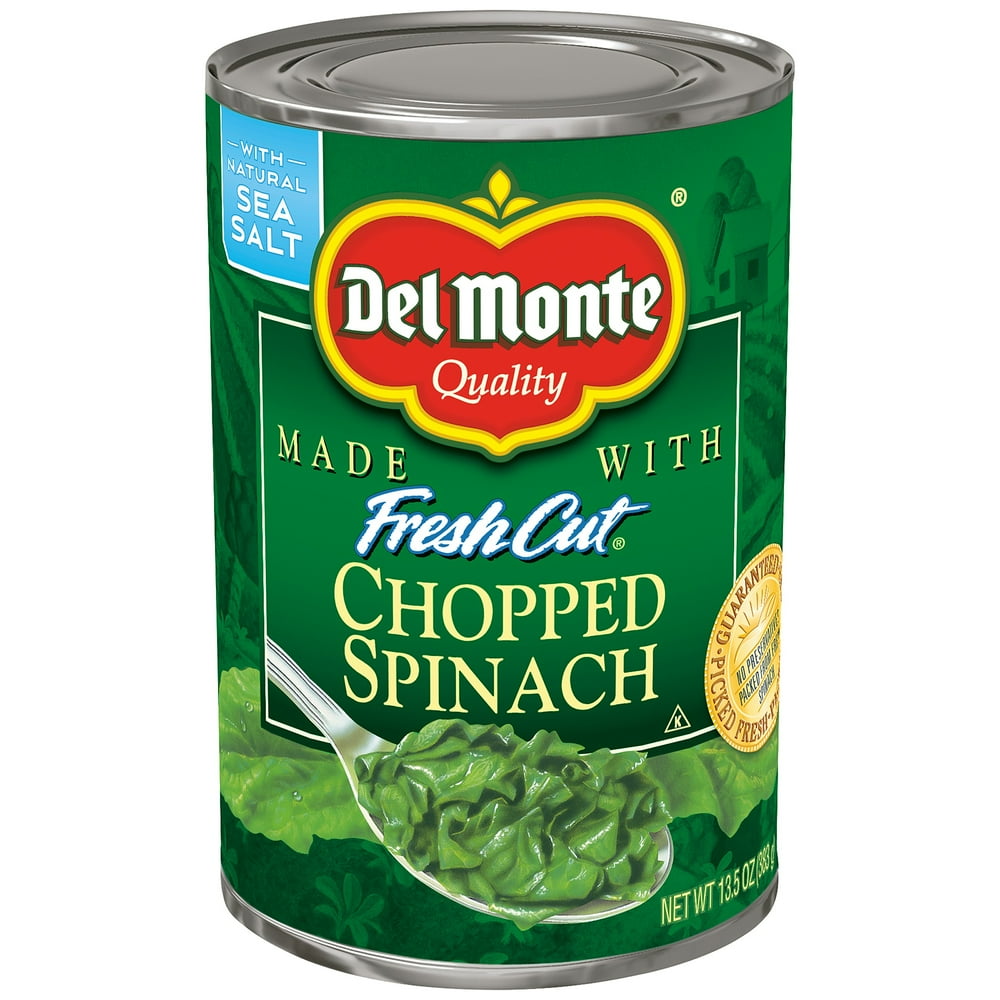 Del Monte Fresh Cut Chopped Spinach, 13.5 oz