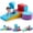 Blue + Red, variant on MFUN 6-Pieces Soft Climbing Toys for Toddlers PU Leather Gym Climb Playset Indoor Building Block Game Green + Pink