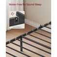 thumbnail image 6 of VASAGLE Twin Bed Frame with Upholstered Headboard, Metal Bed Frame Twin Size with Footboard, 550 lb Weight Capacity, Steel Slats, Easy Assembly, No Box Spring Needed, Dove Gray, 6 of 7