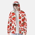 thumbnail image 4 of Fotbe Hand Drawn Tomatoes Men's Women's UPF 50+ Sun Protection Jacket Hooded Cooling Shirt with Pockets Hiking Outdoor Performance-3X-Large, 4 of 9