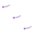 thumbnail image 3 of Ounissouiy Colgador de pared 6 ganchos estante ajustable estantes colgantes soportes ventosa ventosa sin rastro para accesorios púrpura Type1 NO1, 3 of 6