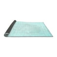 thumbnail image 2 of Ahgly Company Indoor Square Solid Light Blue Modern Area Rugs, 4' Square, 2 of 4