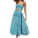thumbnail image 3 of Txlixc Falda de verano para mujer Boho cintura elástica plisada línea A fluida falda larga de playa con bolsillos Txlixc  Moda, 3 of 5