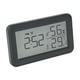 thumbnail image 3 of Reloj digital con higrómetro y temperatura, pantalla grande, reloj eléctrico de moda. Negro, 3 of 7