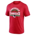 thumbnail image 2 of Men's  Red Vancouver Canucks Represent Tri-Blend T-Shirt, 2 of 3