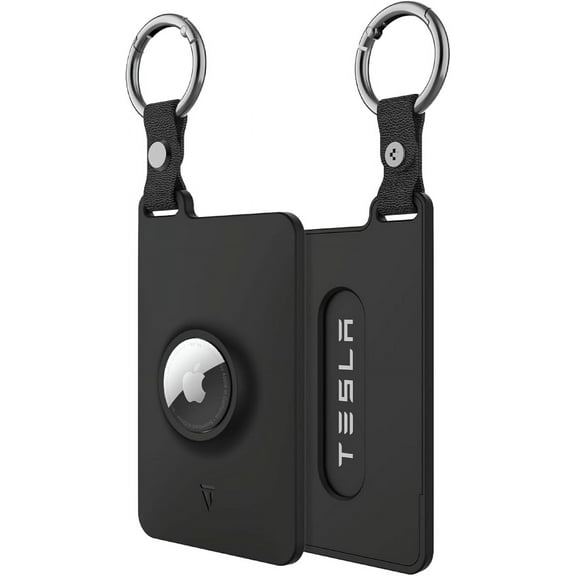 TUDIA Card Holder Case Designed for Tesla Key Card with Airtag Slot - 2 Pack