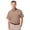 Tan, variant on BlueGeneration Men'S S/S Light Weight Poplin Shirt - Tan 2 Extra Large Solid