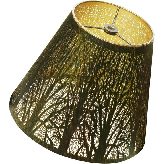 Metal Lamp Shade, SWAIFDEE Barrel Small Lampshades for Floor lamp, 5X9X7in, Funky Lamp Shades Cover For Living Room Bedroom, Spider