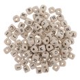 thumbnail image 2 of Bulk Wood Beads Crafts Beading Sewing Handicrafts Embellishments White, 2 of 8