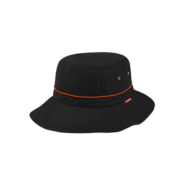 TASLON UV BUCKET HAT, Black