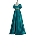 thumbnail image 2 of Kate Sharma Dress Vintage Regency Dress Tea Party Dress for Women with Satin Sash Ruffle Empire Waist Dress Gown, 2 of 7