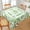 Green and White, variant on Chinoiserie Mahjong Tablecloth with Game Rule 55''''x55'''' Floral Table Cover