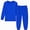 10# Blue, variant on Rimyaw Toddlers Pajamas Sets Boys Girls 2-Piece Sleepwear Set Cotton Long Sleeve Casual Clothes 3T