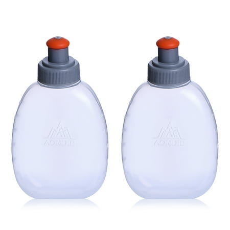 AONIJIE 2 PCS Hydration Waist Bottle Running Belt Bottle BPA Free Sports Bottle for Camping Cycling Marathon 170ML /