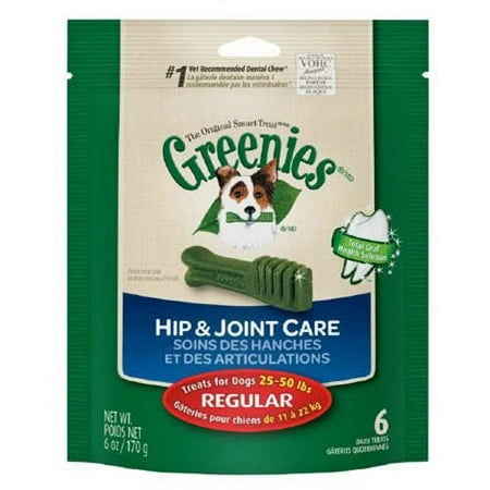 Greenies Hip and Joint Care Canine Dental Chews Regular, 6 oz