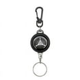 Tepsmf High Resilience Retractable Wire Rope Key Ring Stoploss Stop