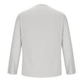 thumbnail image 5 of Qingpeng Men's T Shirt Cotton Linen Long Sleeved V-Neck T Shirt Casual Color Matching T Shirt for Men, 5 of 6