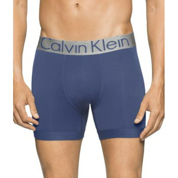 Calvin Klein - Calvin Klein Steel Microfiber Boxer Brief - Walmart.com ...