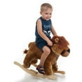 thumbnail image 2 of Happy Trails Plush Rocking Animal, Lion, 2 of 2