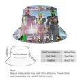 thumbnail image 2 of Kamen Rider Sombrero bucket para adultos, gorra de protección solar, sombrero de pescador plegable para viajes al aire libre, pesca y actividades de verano, 2 of 6