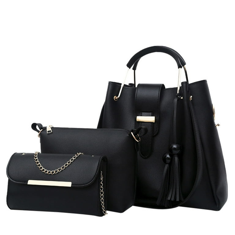 3PCS Purses for Women Tote Purse Women s Handbags and Wallets Women s Shoulder Bag Fashion Vintage 3 Piece Set Top Handle Satchel Bag Tote Work Bag