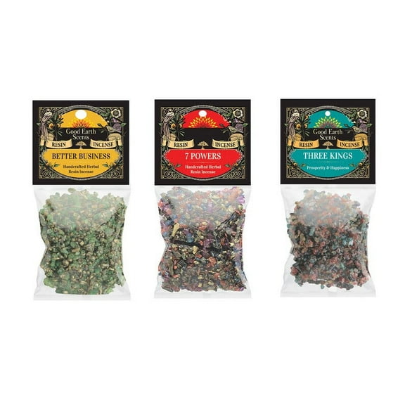Success Blend 3 Packs 1 Ounce Resin Incense Set Natural Resin | DIY Smudge Cup