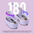thumbnail image 4 of Travel Steamer Iron for Clothes Rotating Handheld Ironing Machine Portable Clothing Steamer for Home Travel College Dorm, 4 of 5