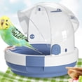 thumbnail image 5 of JNANEEI Small Bird Parrots Carrier Travel Cage Parrots Go Out Good Ventilation, 5 of 17