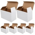 thumbnail image 1 of YSNOOWE 10Pcs White Divided Corrugated Boxes for Wine Packaging Moving Storage and Shipping Use, 1 of 7