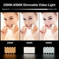 thumbnail image 4 of Luz LED portátil 120RGB con batería recargable, ajuste de brillo y temperatura de color 2500K-8500K, ideal para fotografía y video., 4 of 7