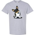 thumbnail image 3 of Inktastic Tri Color Corgi T-Shirt, 3 of 5
